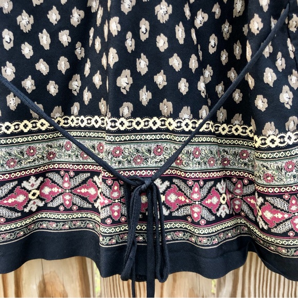 Bentley vintage Aztec Shirt Blouse Button Up Sz. XL - Picture 8 of 8